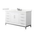 thumbnail image 1 of Wyndham Collection WCH515160SWHGTUS3MXX Marlena 60" Free Standing Single Basin Vanity Set, 1 of 7
