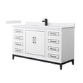 thumbnail image 1 of Wyndham Collection WCH515160SWBWCUNSMXX Marlena 60" Free Standing Single Basin Vanity Set, 1 of 7