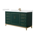 thumbnail image 1 of Wyndham Collection WCH515160SGSWCUNSMXX Marlena 60" Free Standing Single Basin Vanity Set, 1 of 7