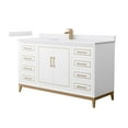 thumbnail image 1 of Wyndham Collection WCH515160SWZWCUNSMXX Marlena 60" Free Standing Single Basin Vanity Set, 1 of 7
