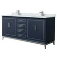 thumbnail image 1 of Wyndham Collection WCH515172DBNCMUNSMXX Marlena 72" Free Standing Double Basin Vanity Set, 1 of 7
