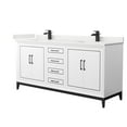 thumbnail image 1 of Wyndham Collection Wch515172d-Qtz-Unsmxx Marlena 72" Free Standing Double Basin Vanity Set, 1 of 7