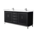 thumbnail image 1 of Wyndham Collection WCH515172DBKC2UNSMXX Marlena 72" Free Standing Double Basin Vanity Set, 1 of 7