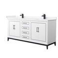 thumbnail image 1 of Wyndham Collection WCH515172DWBC2UNSMXX Marlena 72" Free Standing Double Basin Vanity Set, 1 of 7