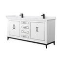 thumbnail image 1 of Wyndham Collection WCH515172DWBWCUNSMXX Marlena 72" Free Standing Double Basin Vanity Set, 1 of 7