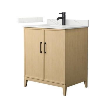 Wyndham Collection Wch717130s-Qtz-Unsmxx Elan 30" Free Standing Single Basin Vanity Set -