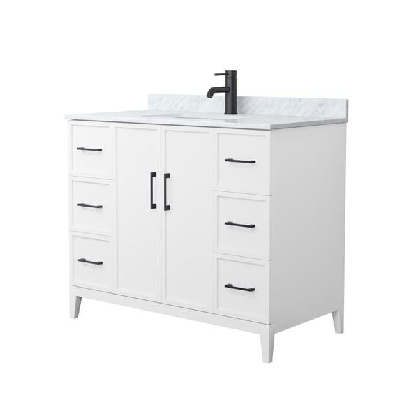Wyndham Collection Wch717142s-Cm-Unsmxx Elan 42" Free Standing Single Basin Vanity Set -