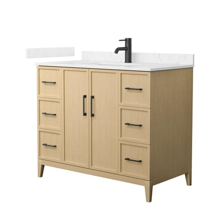Wyndham Collection Wch717142s-Vca-Unsmxx Elan 42" Free Standing Single Basin Vanity Set -