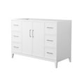thumbnail image 1 of Wyndham Collection WCH717148SWHCXSXXMXX Elan 47" Single Free Standing Vanity Cabinet Only, 1 of 7