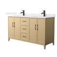 thumbnail image 1 of Wyndham Collection Wch717160d-Vca-Unsmxx Elan 60" Free Standing Double Basin Vanity Set -, 1 of 7