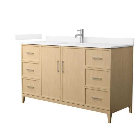 Wyndham Collection Wch717160s-Qtz-Unsmxx Elan 60" Free Standing Single Basin Vanity Set -