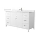 thumbnail image 1 of Wyndham Collection WCH717160SWHCCUNSMXX Elan 60" Free Standing Single Basin Vanity Set -, 1 of 7