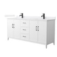 thumbnail image 1 of Wyndham Collection WCH717172DWBWCUNSMXX Elan 72" Free Standing Double Basin Vanity Set -, 1 of 7