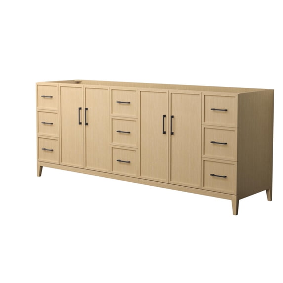 Wyndham Collection WCH717184DHBCXSXXMXX Elan 83" Double Free Standing Vanity Cabinet Only