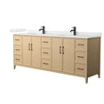 thumbnail image 1 of Wyndham Collection WCH717184DHBGTUNSMXX Elan 84" Free Standing Double Basin Vanity Set -, 1 of 7