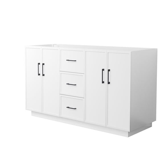 Wyndham Collection Wch7474-60D-Cxsxx-Mxx Elan Tk 60" Double Free Standing Vanity Cabinet