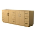 thumbnail image 1 of Wyndham Collection WCH747484DIBCXSXXMXX Elan Tk 84" Double Free Standing Vanity Cabinet, 1 of 7
