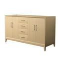 thumbnail image 1 of Wyndham Collection Wch7575-60D-Cxsxx-Mxx Janna 60" Double Free Standing Vanity Cabinet, 1 of 5
