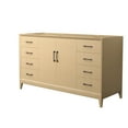 thumbnail image 1 of Wyndham Collection Wch7575-60S-Cxsxx-Mxx Janna 60" Single Free Standing Vanity Cabinet, 1 of 6