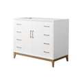 thumbnail image 1 of Wyndham Collection WCH818142SWZCXSXXMXX Amici 42" Single Free Standing Vanity Cabinet Only, 1 of 7
