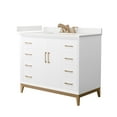 thumbnail image 1 of Wyndham Collection Wch818142s-Qtz-Us3mxx Amici 42" Free Standing Single Basin Vanity Set -, 1 of 7