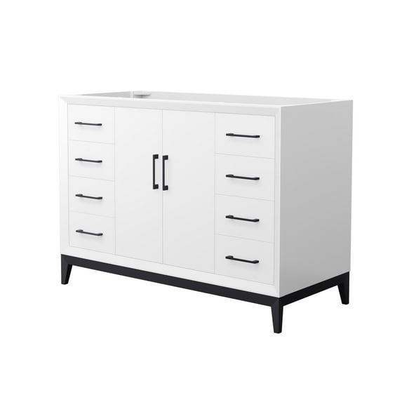 Wyndham Collection Wch818148s-Cxsxx-Mxx Amici 48" Single Free Standing Vanity Cabinet Only
