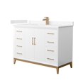 thumbnail image 1 of Wyndham Collection WCH818148SWZC2UNSMXX Amici 48" Free Standing Single Basin Vanity Set -, 1 of 7