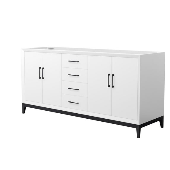 Wyndham Collection Wch818172d-Cxsxx-Mxx Amici 72" Double Free Standing Vanity Cabinet Only