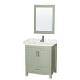 thumbnail image 1 of Wyndham Collection WCS141430SLGC2UNSM24 Sheffield 30" Free Standing Single Basin Vanity, 1 of 7