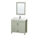 thumbnail image 1 of Wyndham Collection Wcs141436s-Qtz-Unsm24 Sheffield 36" Free Standing Single Basin Vanity, 1 of 7