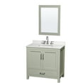 thumbnail image 1 of Wyndham Collection Wcs141436s-Qtz-Us3m24 Sheffield 36" Free Standing Single Basin Vanity, 1 of 7