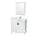 thumbnail image 1 of Wyndham Collection Wcs141436s-Vca-Med Sheffield 36" Free Standing Single Basin Vanity Set, 1 of 7