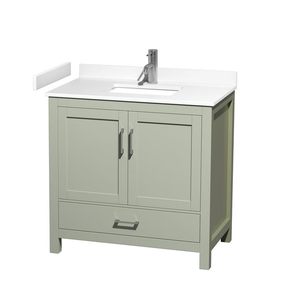 Wyndham Collection Wcs141436s-Vca-Mxx Sheffield 36" Free Standing Single Basin Vanity Set
