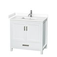 thumbnail image 1 of Wyndham Collection Wcs141436s-Vca-Mxx Sheffield 36" Free Standing Single Basin Vanity Set, 1 of 7