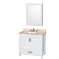 thumbnail image 1 of Wyndham Collection Wcs141436sunomed Sheffield 36" Freestanding Vanity Set - Off White, 1 of 7