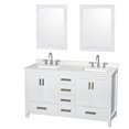 thumbnail image 1 of Wyndham Collection WCS141460DWHGTUS3M24 Sheffield 60" Free Standing Double Basin Vanity, 1 of 7