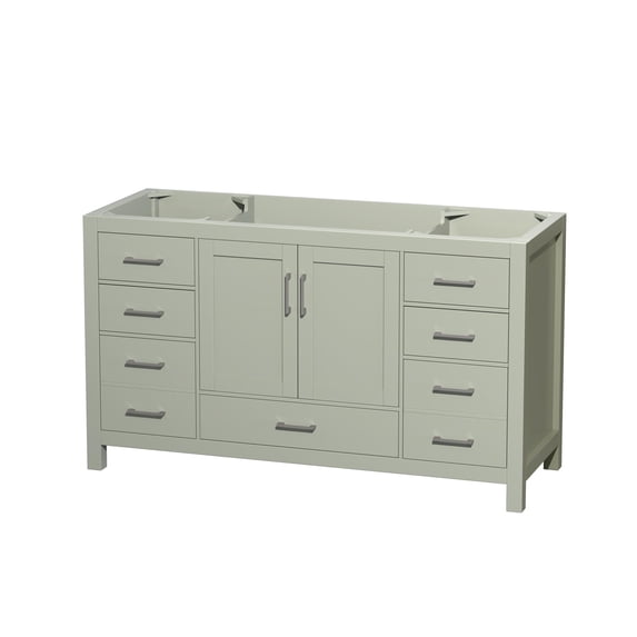 Wyndham Collection WCS141460SLGCXSXXMXX Sheffield 59" Single Freestanding Hardwood Vanity
