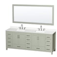thumbnail image 1 of Wyndham Collection Wcs141484d-Qtz-Us3m70 Sheffield 84" Free Standing Double Basin Vanity, 1 of 7