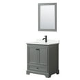 thumbnail image 1 of Wyndham Collection WCS202030SGBWQUNSM24 Deborah 30" Free Standing Single Basin Vanity Set, 1 of 6
