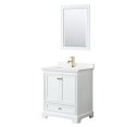 thumbnail image 1 of Wyndham Collection WCS202030SWGWQUNSM24 Deborah 30" Free Standing Single Basin Vanity Set, 1 of 7