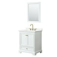 thumbnail image 1 of Wyndham Collection WCS202030SWGWQUS3M24 Deborah 30" Free Standing Single Basin Vanity Set, 1 of 7