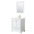 thumbnail image 1 of Wyndham Collection WCS202030SWGWCUNSM24 Deborah 30" Free Standing Single Basin Vanity Set, 1 of 7