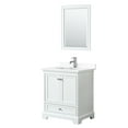 thumbnail image 1 of Wyndham Collection WCS202030SWHWCUNSM24 Deborah 30" Free Standing Single Basin Vanity Set, 1 of 7