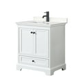 thumbnail image 1 of Wyndham Collection WCS202030SWBC2UNSMXX Deborah 30" Free Standing Single Basin Vanity Set, 1 of 7