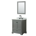 thumbnail image 1 of Wyndham Collection WCS202030SGBCMUNOM24 Deborah 30" Free Standing Single Vanity Set - Dark, 1 of 7