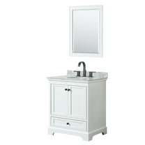 Wyndham Collection Wcs202030scmunom24 Deborah 30" Free Standing Single Vanity Set - White