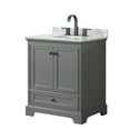 thumbnail image 1 of Wyndham Collection WCS202030SGBCMUNOMXX Deborah 30" Free Standing Single Vanity Set - Dark, 1 of 7