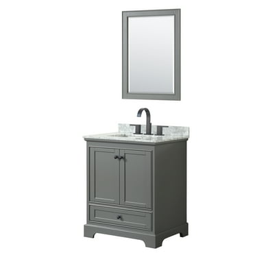 Wyndham Collection Wcs202030scmunsm24 Deborah 30" Free Standing Single Vanity Set - Dark