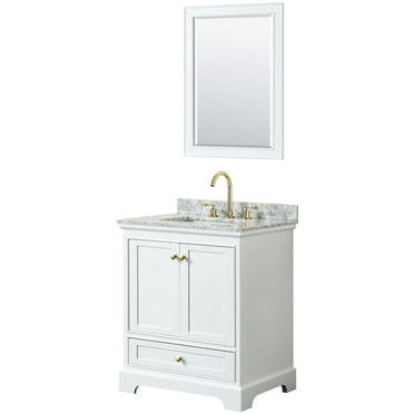 Wyndham Collection Wcs202030scmunsm24 Deborah 30" Free Standing Single Vanity Set - White