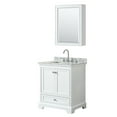 thumbnail image 1 of Wyndham Collection WCS202030SWHCMUNSMED Deborah 30" Free Standing Single Vanity Set -, 1 of 7